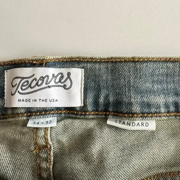 Tecovas Men's Straight Jeans - Light Blue - Picture 5 of 12